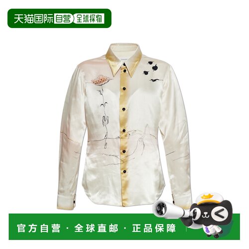 1h可退 香港直邮LEMAIRE 女士衬衫 SH1267LF1591WH019 SS2026 白