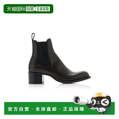1h可退 香港直邮The Row 女士 Nobilis 皮质切尔西靴 brown棕色