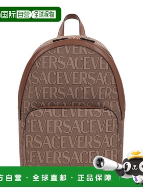 香港直邮Versace 双层拉链双肩包 10077031A07951范思哲