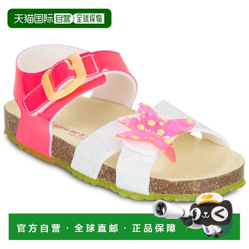 欧洲直邮Agatha Ruiz de la Prada  女孩鞋子 凉鞋 春夏 白色 BIO
