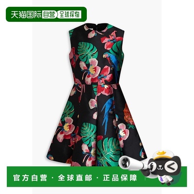 1h可退 香港直邮valentino 华伦天奴 女士 沟纹金属感提花迷你连