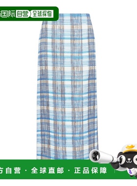 1h可退 香港直邮Salvatore Ferragamo 长款羊毛半身裙 13C501