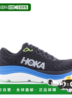 自营欧洲直邮HOKA GAVIOTA 5 男士黑色/蓝色网布户外鞋新款