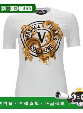 1h可退 香港直邮VERSACE 女士T恤 80HAHE01CJ02EG03 SS2026 白色