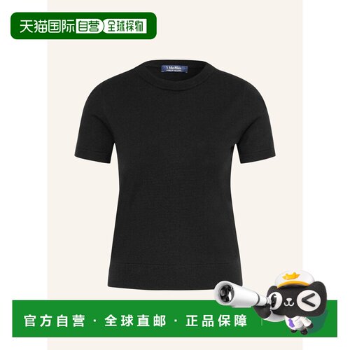 香港直邮S MAX MARA 女士T恤 100296069813000 CO 黑色 MAGENTA k