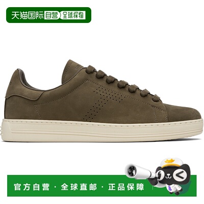 香港直邮Tom Ford 汤姆 福特 男士 卡其色 Nubuck Warwick 运动鞋