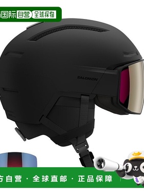 自营欧洲直邮Salomon萨洛蒙 DRIVER男女通用黑色塑料滑雪头盔新款