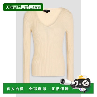 1h可退 香港直邮THEORY 希尔瑞 女士 罗纹羊毛混纺毛衣 N1216712Q