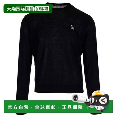 1h可退 香港直邮Raf Simons 拉夫 西蒙 男士 水手领徽标毛衣 2318