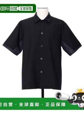 1h可退 香港直邮Sacai 拼接设计衬衫 2603898M