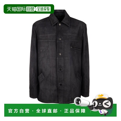 香港直邮PRADA 男士夹克 UPS705180MF0216 SS2026 黑色 GIUBBINI