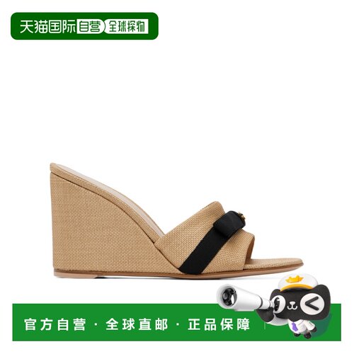 Gianvito Rossi Minou 坡跟凉鞋 G1016785RICHAI 【付后1h可退】