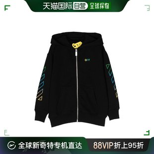 logo标识拉链卫衣童装 香港直邮Off White 女童 OBBE001S24FLE001