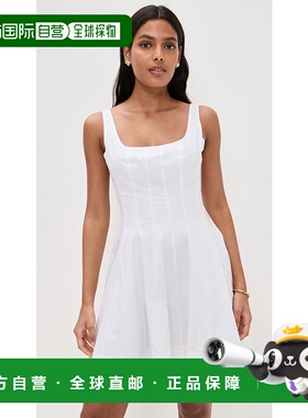 1h可退 香港直邮Staud 女士 Wells 迷你连衣裙 STAUD32647新款