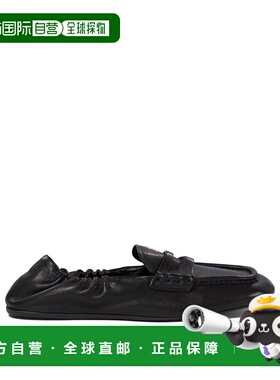 香港直邮Miu Miu 缪缪 女士 'Ruches' 乐福鞋女鞋 5D341EEFXF0002