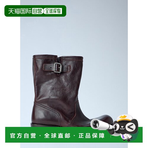 香港直邮Prada 普拉达 女士 皮革中筒靴 1U275OV69F0003