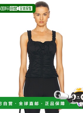 香港直邮Staud 女士 Nic 上衣 R25S1159PO black黑色 舒适时尚