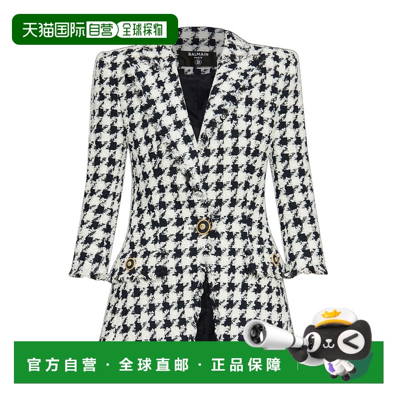 香港直邮Balmain 长袖西装外套 EF1SE610XK69