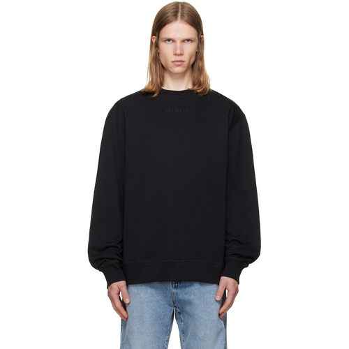 香港直邮Balmain 巴尔曼 男士 黑色 Embroidered Paris 套头衫 HH