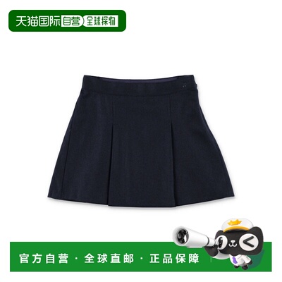 1h可退 香港直邮Bonpoint 女童 – Jolene Flat 女生褶裥羊毛梯形