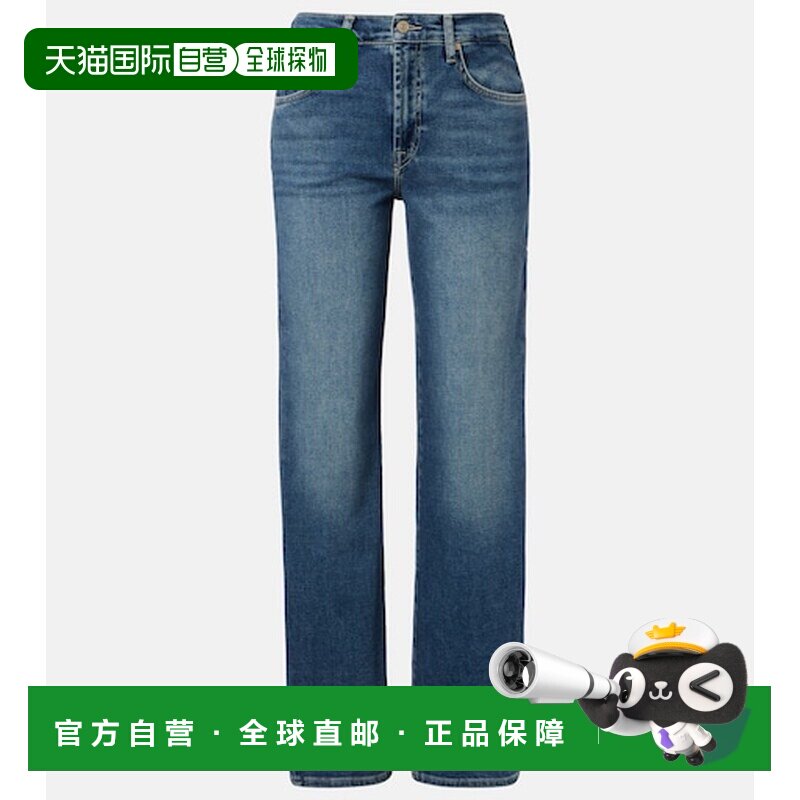 香港直邮7 For All Mankind 赛文 弗奥曼德 女士 瘦腿直筒牛仔裤