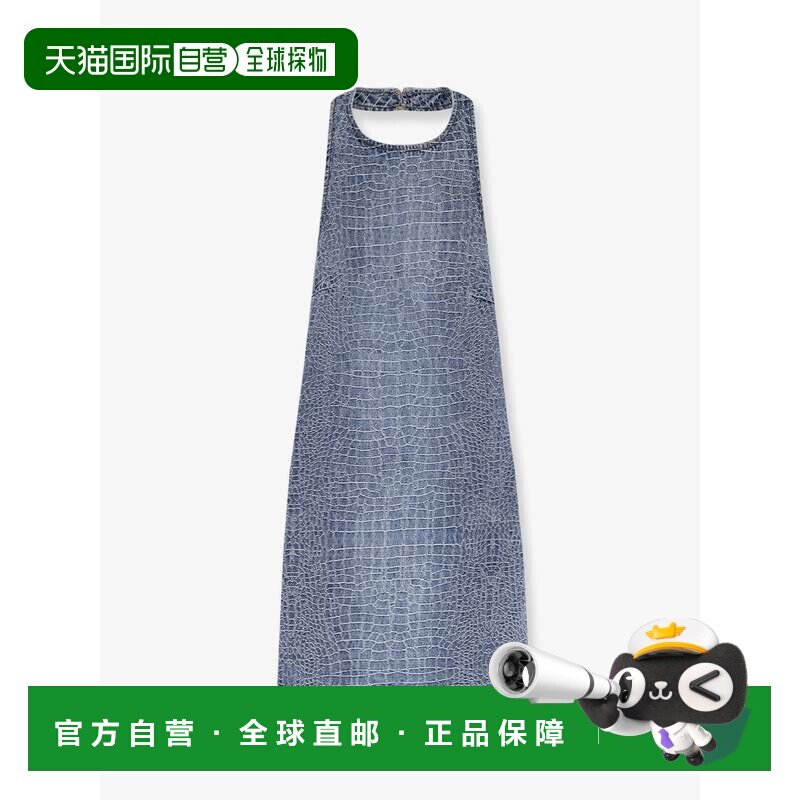 香港直邮Self-Portrait 女士 人造钻石牛仔连衣裙 SS26804SBLBLUE