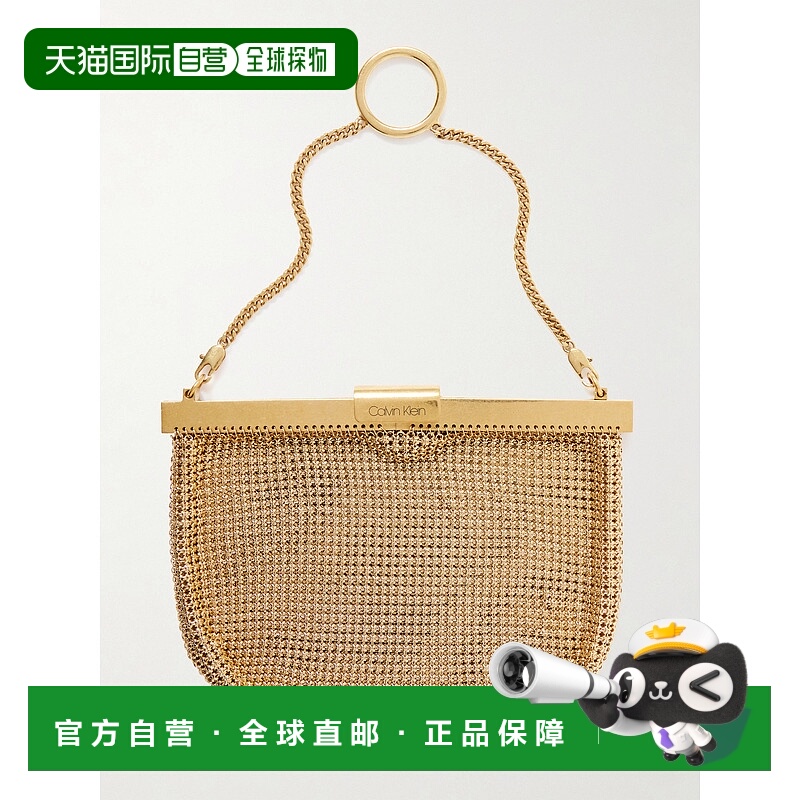香港直邮calvin klein 女士 54 链甲手包 VY0439ZAN