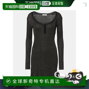 蔻依 金银锦缎上衣 香港直邮Chloe 女士 舒适时 000767 black黑色