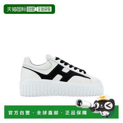 1h可退 香港直邮Hogan H 条纹运动鞋 HXW6450FE91LE9厚底