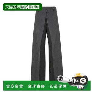 FR6508AHL5阔腿裤 香港直邮Fendi 羊毛双层效果休闲裤