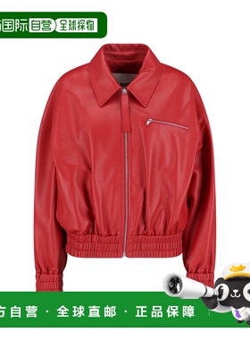 香港直邮Jil Sander 吉尔 桑达 女士 红色夹克 J02SW0048J07187