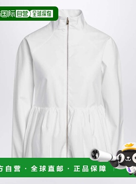 香港直邮alaia 女士 白色棉府绸收腰夹克 AA9V1094T611CCO000