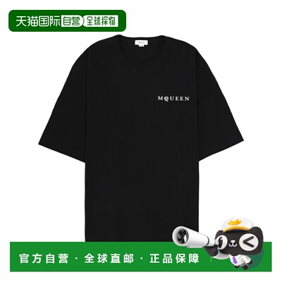 1h可退 香港直邮ALEXANDER MCQUEEN 男士T恤 828434QTADE0520 SS2
