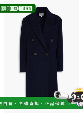 香港直邮VINCE 女士 磨毛毡大衣 V997591434 blue蓝色 舒适时尚