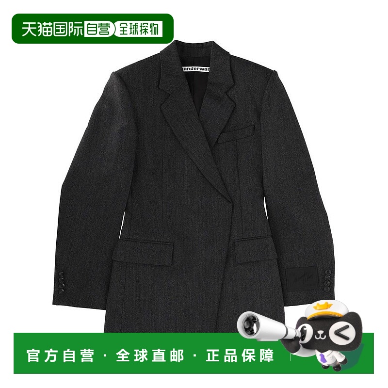 香港直邮Alexander Wang 亚历山大 王 女士 雙排扣修身西裝裙 1WC