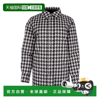 香港直邮DIOR 迪奥 女士 千鸟格印花衬衫 217C35A2867