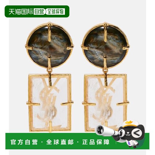 1h可退 香港直邮SaintLaurent圣罗兰Cassandre女士耳环