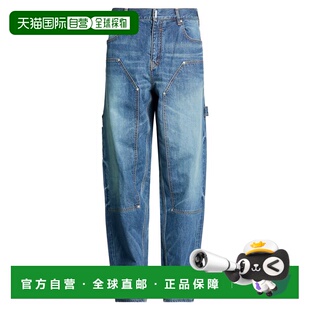 纪梵希 舒适时尚 男士 blue蓝色 牛仔长裤 香港直邮Givenchy