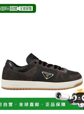 香港直邮Prada Downtown Delave 绒面革运动鞋 124956