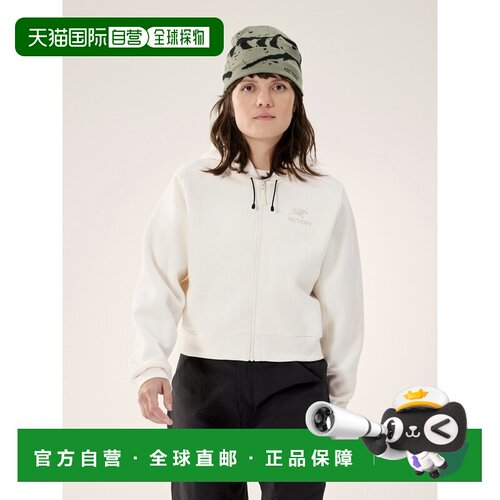 欧洲直邮Arc'teryx 始祖鸟 EMBLEM HOODY 抓绒全拉链短款连帽衫