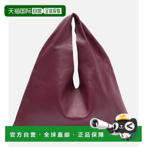 香港直邮The Row 女士 Bindle 小号皮革手提包 red红色 舒适时尚