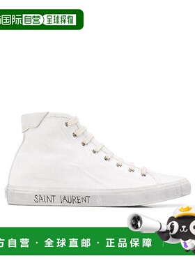 香港直邮Saint Laurent 高帮系带休闲运动鞋 606076GUZ20厚底