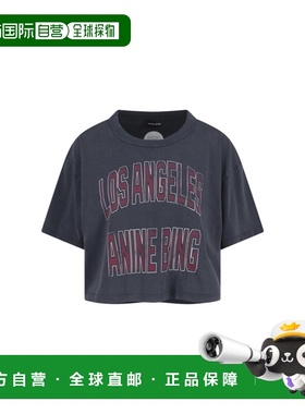 1h可退 香港直邮ANINE BING 女士 and Polos T恤灰色T恤 A0811739