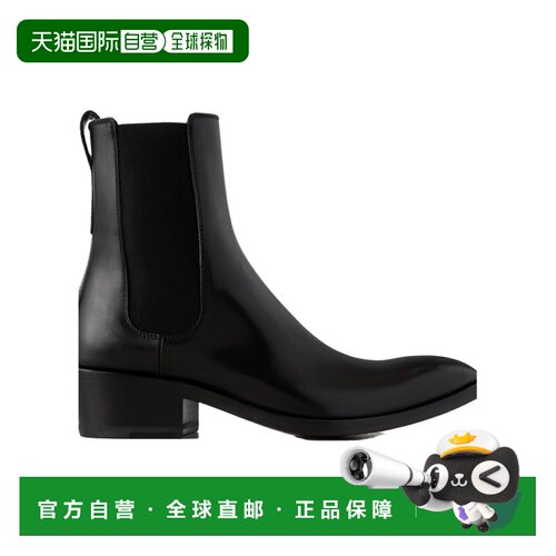 香港直邮TOM FORD 女士靴子 W3735LCL497N1N001 SS2026 黑色短靴