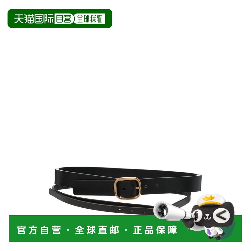 1h可退 香港直邮LOEWE 女士腰带 E619244X869884 SS2025 黑色皮带