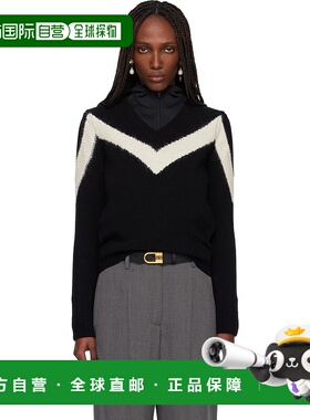 1h可退 香港直邮valentino 华伦天奴 女士 黑色毛衣 7B0KC69D9SL