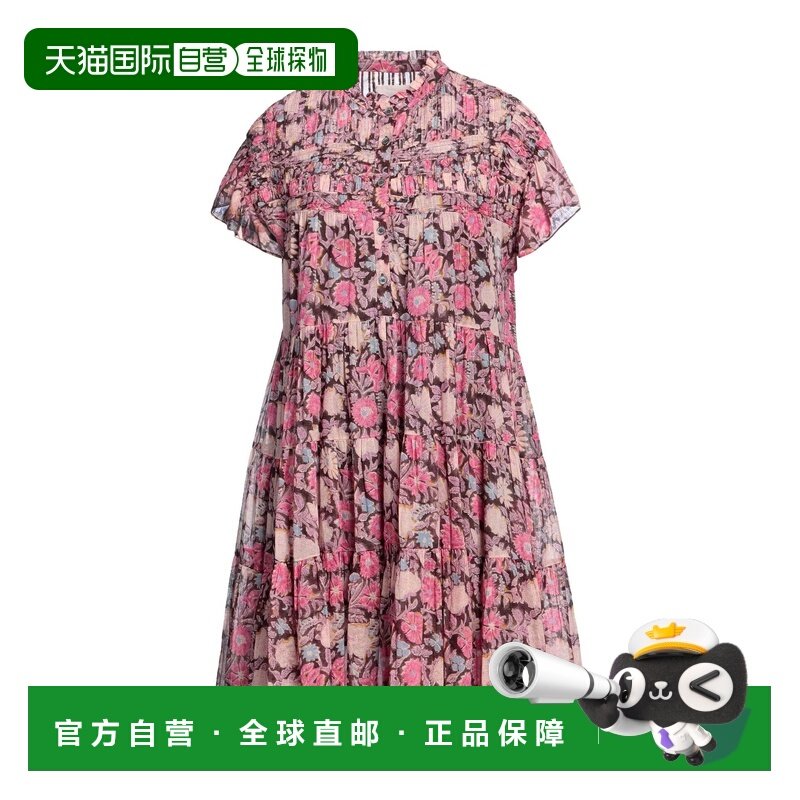香港直邮ISABEL MARANT 女士 衬衫式连衣裙 pink粉色 舒适时尚,女装/女士精品,连衣裙,淘宝优惠券,粉丝福利购,淘宝优惠卷