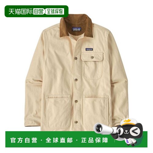 自营欧洲直邮PATAGONIA POINT REYES CANVAS男士棉质纽扣开合外套