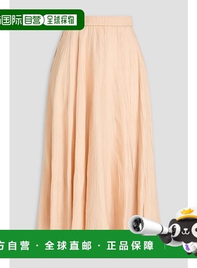 1h可退 香港直邮JOSEPH 约瑟夫 女士 Sully 褶皱真丝电力纺中长半