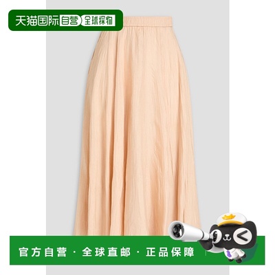 1h可退 香港直邮JOSEPH 约瑟夫 女士 Sully 褶皱真丝电力纺中长半